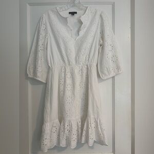 Jcrew White summer dress/beach cover up